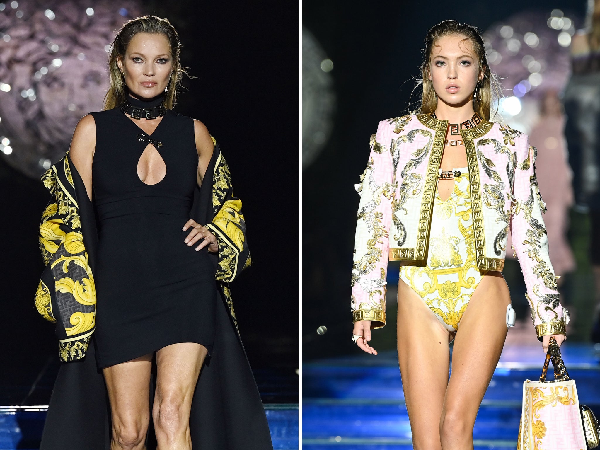 Kate Moss and daughter Lila hit catwalk together for Fendi x